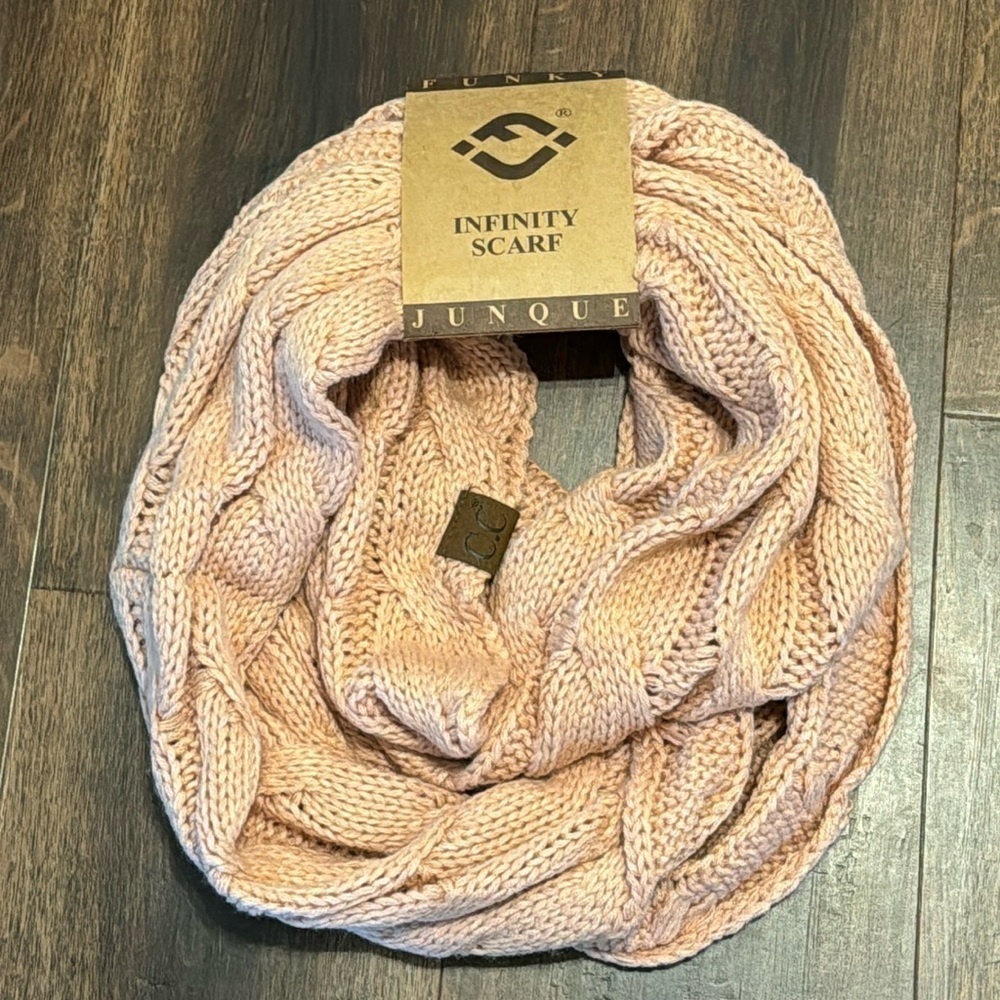 C.C Funky Junque Unisex Chunky Knit Cowl Infinity Scarf